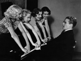 Footlight Parade  James Cagney  Getting His Fingers Slammed By Chorus Girls  1933