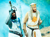 Monty Python And The Holy Grail  Terry Jones  Graham Chapman As King Arthur  1975