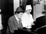 Chico Marx  Groucho Marx At The Piano On The Set Of Duck Soup  1933