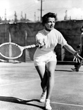 Pat And Mike  Katharine Hepburn Playing Tennis On The Set  1952