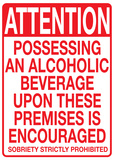 Attention Possessing and Alcoholic Beverage