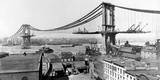 Manhattan Bridge Construction  1909