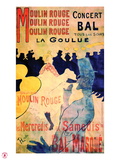 1891 Moulin Rouge La Goulue (3 bandes)