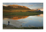 Fishing The Green At Sunset