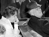 President Franklin and Eleanor Roosevelt During Informal Press Conference at Warms Springs  Georgia