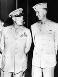 General Dwight Eisenhower Smiles at His Son  First Lieutenant John Sheldon Eisenhower