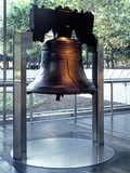 The Liberty Bell  on Display at Independence National Historical Park  in Philadelphia  ca 2000