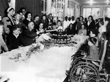 President-Elect Franklin Roosevelt Celebrating His 51st Birthday