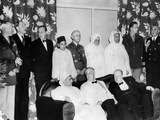 Allied Nations War Strategy Conference in Casablanca  French Morocco  Feb 1  1943