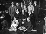 Franklin Roosevelt Family on Christmas Day  1932