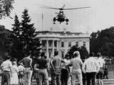 President John Kennedy's New Helicopter Takes Off from the South Lawn