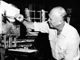 Republican Presidential Nominee  Dwight Eisenhower Painting in Fraser  Colorado