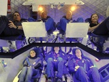 NASA Astronauts and Industry Experts Check Out the Crew Accommodations in the Dragon Spacecraft