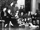 Franklin Roosevelt's Christmas Family Photo at the White House  1939