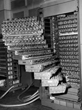 Staged Trays of a French Electronic Brain