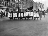 Harlem Protests the Scottsboro Verdict as a L-Y-N-C-H-I-N-G