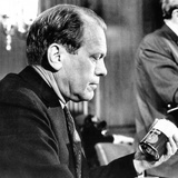 House Republican Leader Gerald Ford  Decries Inflation in a Press Conference