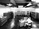 View of New IBM Type '702' Electronic Data Processing Machine  'Giant Brain' Designed for Business