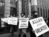 Black Muslims Picket NY Criminal Courts Building Where Two Nation of Islam Members Stand Trial