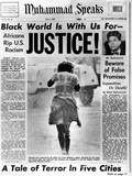 Black Muslim Newspaper  'Muhammad Speaks'  Emphasizes African Americans Abuse  Jul 5  1963