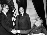 Joseph P Kennedy Takes the Oath as US Ambassador