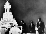 Huge Birthday Cake for President John Kennedy