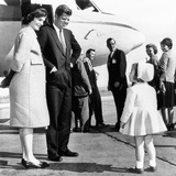 Democratic Presidental Nominee John Kennedy Says Goodbye to His Family