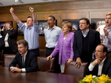 Dignitaries Watch the Overtime Shootout of the Chelsea vs Bayern Munich Champions League Final