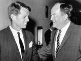 Robert Kennedy and Hubert Humphrey at the Capitol  Aug 4  1964