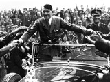 Adolph Hitler  Like Most Politicians  Makes Contact with His Admiring Public  ca 1935