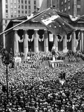 The New York Stock Exchange Celebrates 150th Anniversary with the Greatest War Bond Rally