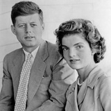 Engagement Portrait of John Kennedy and Jacqueline Bouvier