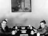 Pres Richard Nixon and Premier Chou En-Lai Begin Third Day of Formal Talks in Beijing
