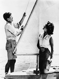 Senator John F Kennedy and Fiancée Miss Jacqueline Bouvier of Newport  Jun 26  1953