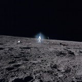 Apollo 12 Astronaut Alan Bean Deploys Scientific Experiments on the Lunar Surface  Nov 19  1969