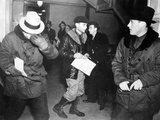 J Edgar Hoover Arriving in St Paul  Minn