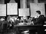 Joseph Valachi (Right) Continued His Senate Investigations Subcommittee Testimony