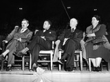 Us Communist Leaders at a Madison Square Garden Pre-Election Rally