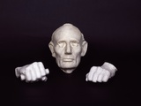 Life Mask and Plaster Hands of Abraham Lincoln