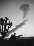Us Marines During Atomic Bomb Testing