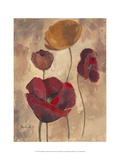 Textured Poppies I