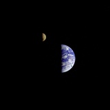 Earth and Moon in a Single Photographic Frame