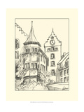 B&W Sketches of Downtown II