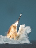 Underwater Launch of a Trident Ballistic Missile from a Submarine