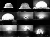 Photographic Sequence of the Trinity Test  the First Manmade Nuclear Explosion