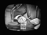 Frank Costello's Hands on TV During Kefauver Hearings