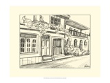 B&W Sketches of Downtown III