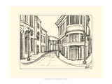 B&W Sketches of Downtown IV