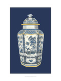 Asian Urn in Blue and White II