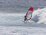 Windsurfer  Hookipa Beach Park  Maui  Hawaii  USA